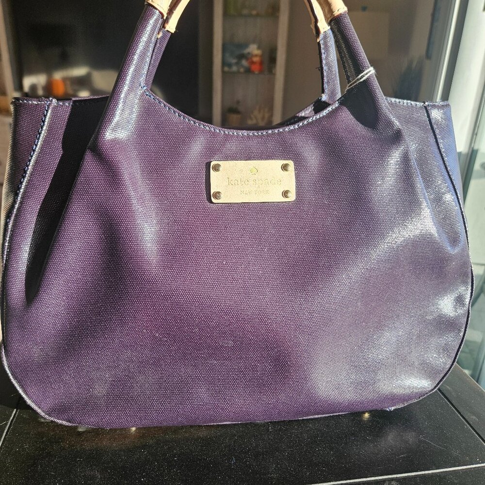 Kate Spade Fulton Street Satchel- Midnight Blue